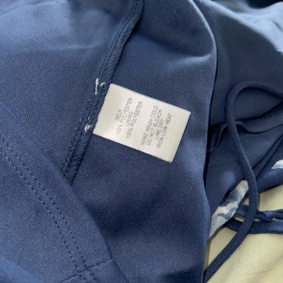 Lulus One Desire Navy Blue Floral Print Wrap Tank Maxi Dress - Picture 6 of 10